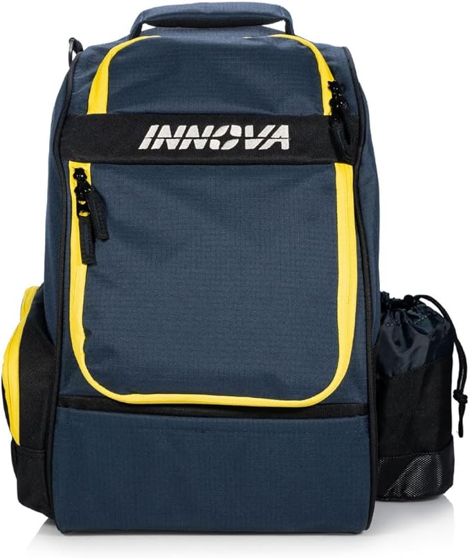 Innova Disc Golf Innova Adventure Pack Backpack 2023 – Holds 25 Discs – Includes Innova Mini, Disc Golf Bag (Blue)