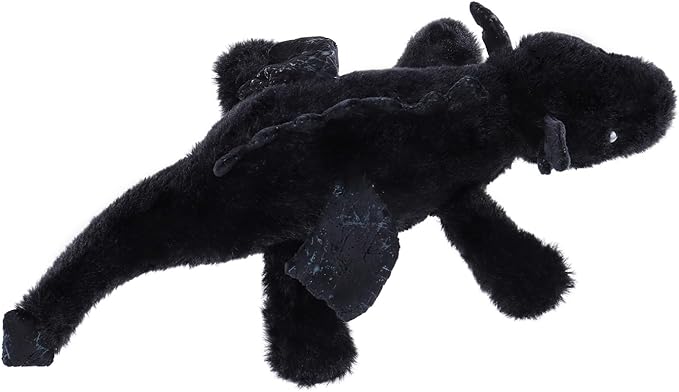 Apricot Lamb Black Lying Dragon Stuffed Animals for Kids, Soft Cute Plush Toys for Baby Girl and Boy, 11 Inches
