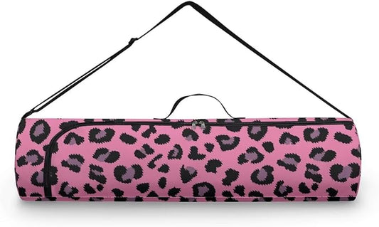 Yoga Mat Bag with Adjustable Shoulder Strap and Handle Zipper, 30in Wide x 6.3in Diameter for Yoga Mat Storage