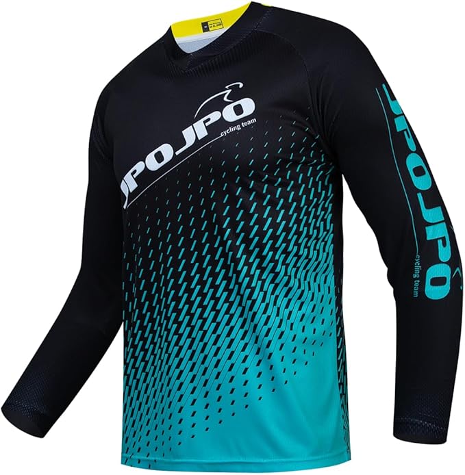 Dirt Bike Jersey for Youth, Kids Mountain Bicycle Shirt Long Sleeve Children Downhill Jerseys for Motorcycle Motocross