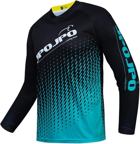 Dirt Bike Jersey for Youth, Kids Mountain Bicycle Shirt Long Sleeve Children Downhill Jerseys for Motorcycle Motocross