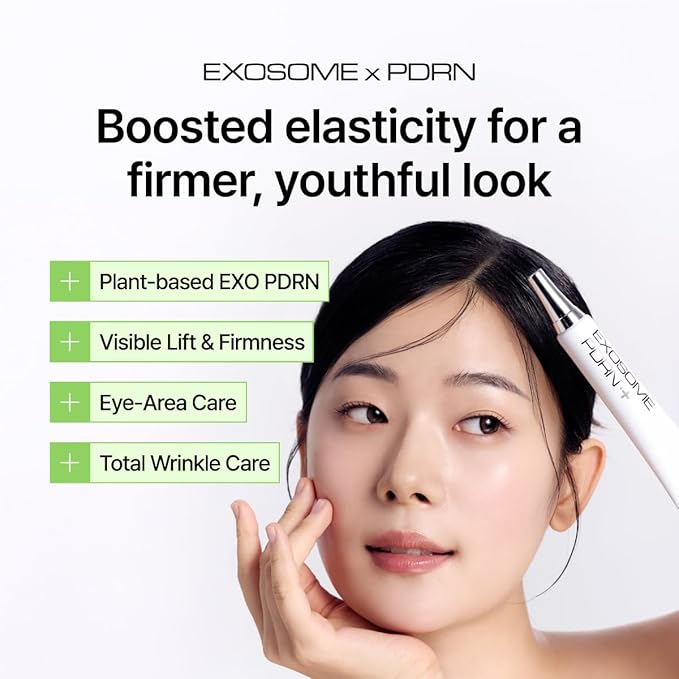 IZEZE Exosome PDRN Firming Eye Cream | Pdrn Eye Cream, Eye Firming Cream, Korean Eye Cream for Dark Circles, Wrinkle Treatment, Firming, Lifting, Under Eye Bags, Nasolabial Fold and Neck, 1.01 fl.oz