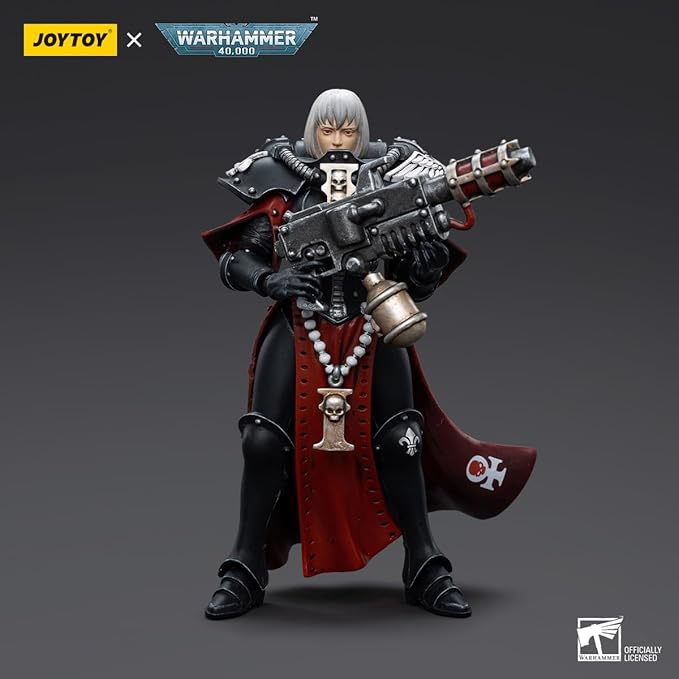 JOYTOY 1/18 Action Figures - Warhammer 40,000 Adepta Sororitas Battle Sister Sister Ludwenna - 4‘’,Classic Character,Collectible,Age 15 and Above