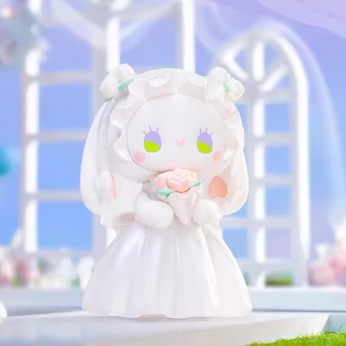 Anime Figure Blind Box, Emma Secret Forest Series Mystery Toy, Cute PVC Collectable Anime Girl Figure for Gift (Wedding-1pc)