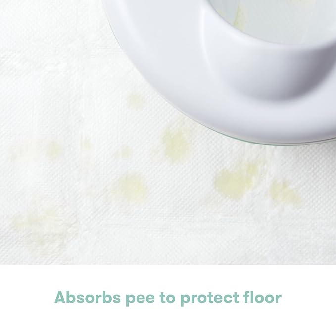 Frida Baby Potty Mess Mats | Disposable, Super-Absorbent Floor Pads for Easy Cleanup (Pack of 2)
