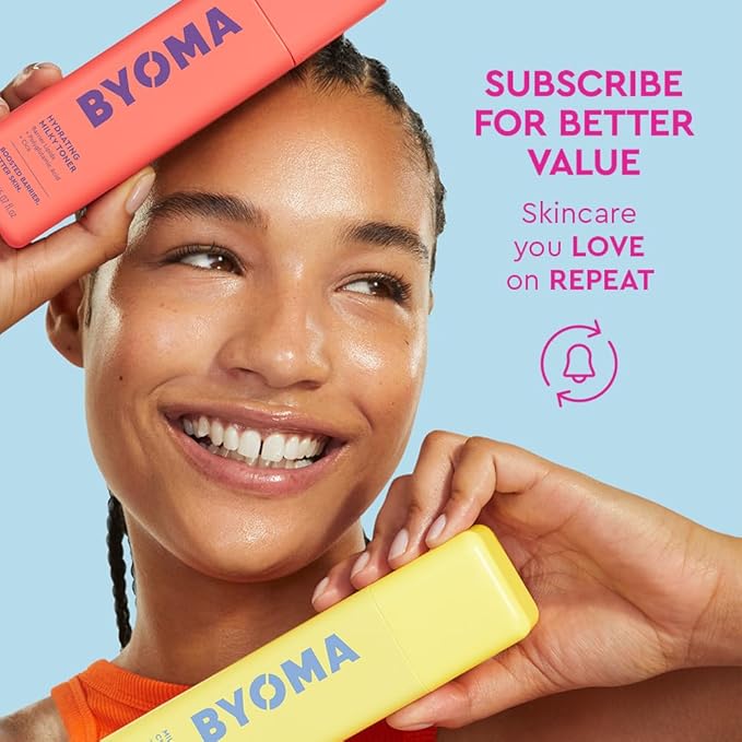 BYOMA Brightening Body Lotion - For Dull, Dehydrated Complexion - Creamy Moisturizer with Niacinamide + Urea - Evens Tone & Supports Barrier - 13.52 fl oz