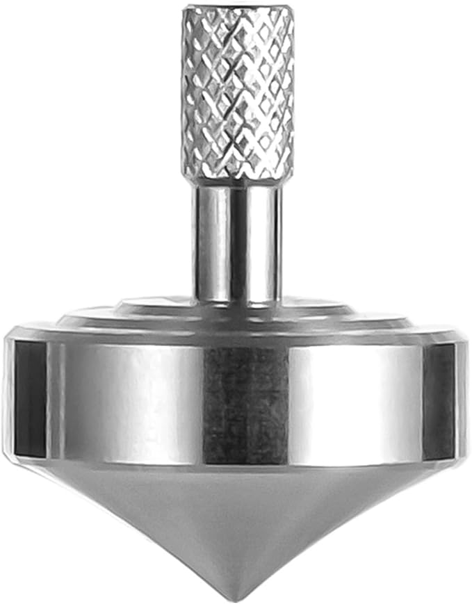 Stainless Steel Spinning Top, Precision Mini Desktop Gyroscope, Kill Time Reduce Stress ADHD Toys, Perfect Balance Gyro (Style 1)