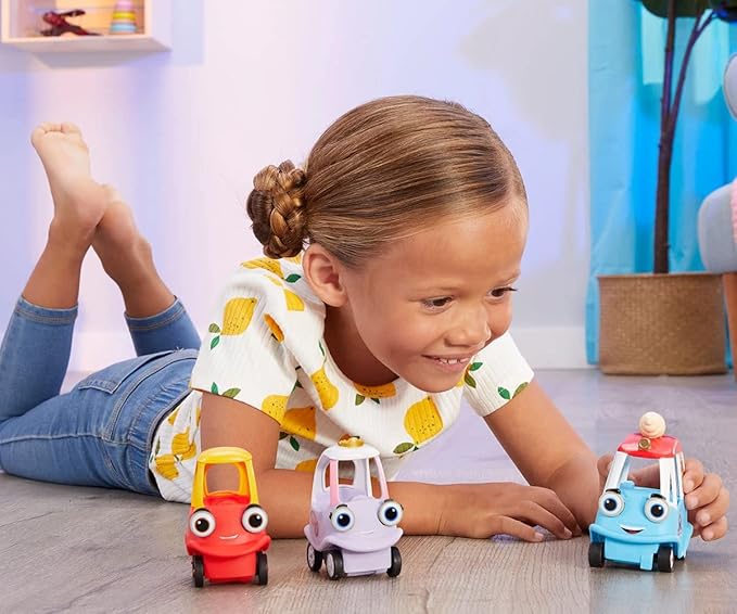 Little tikes Let's Go Cozy Coupe - Ice Cream Truck - Mini Push and Play Vehicle for Tabletop & Floor Push Play Car Fun - Suitable for Toddlers from 3 Years
