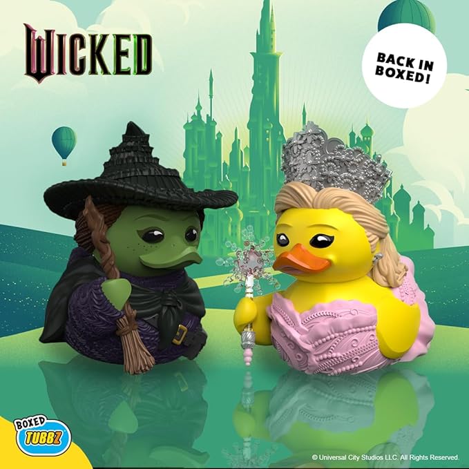 TUBBZ Boxed: Wicked - Glinda Upland Cosplaying Rubber Duck Vinyl Figure