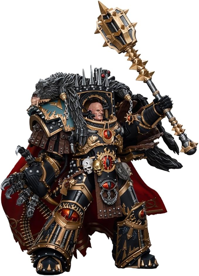 JOYTOY Warhammer The Horus Heresy 30k 1/18 Action Figure Sons of Horus Warmaster Horus Primarch of The XVlth Legion Collection Model Birthday Gifts