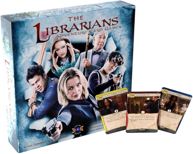 The Librarians Adventure Game | Co-op or Solo Board Game for 1-4 Players | Based on Hit TV Series & Movies | Strategy Game (Adventure Card Game (Core))