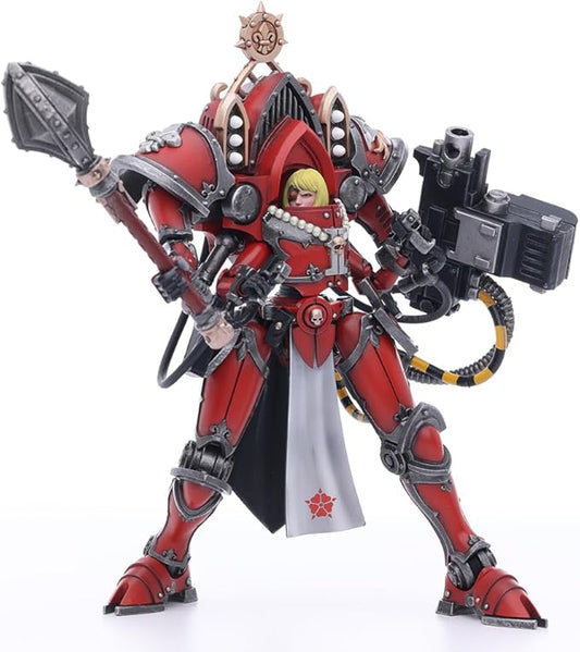 JOYTOY Warhammer 40K 1/18 Action Figures, Adepta Sororitas Paragon Warsuit Sister Merewal Perfect for Collectors & Decor, Ideal Gift for Birthdays, Christmas, Character Figure - JT4508
