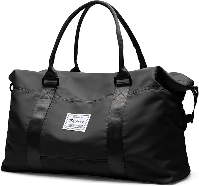 Travel Duffel Bag, Carry On Overnight Weekender Bags for Women | Travel Bag with Wet Pocket & Trolley Sleeve, For Spirit Airlines 18x14x8 Personal Item Bag