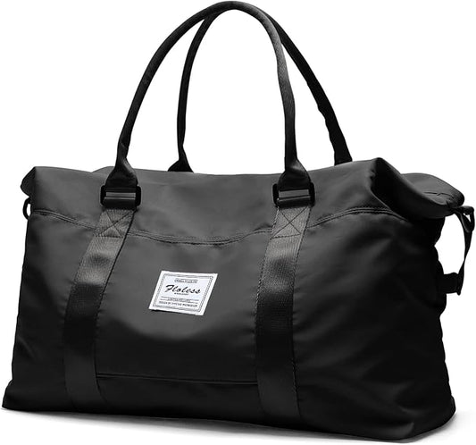 Travel Duffel Bag, Carry On Overnight Weekender Bags for Women | Travel Bag with Wet Pocket & Trolley Sleeve, For Spirit Airlines 18x14x8 Personal Item Bag