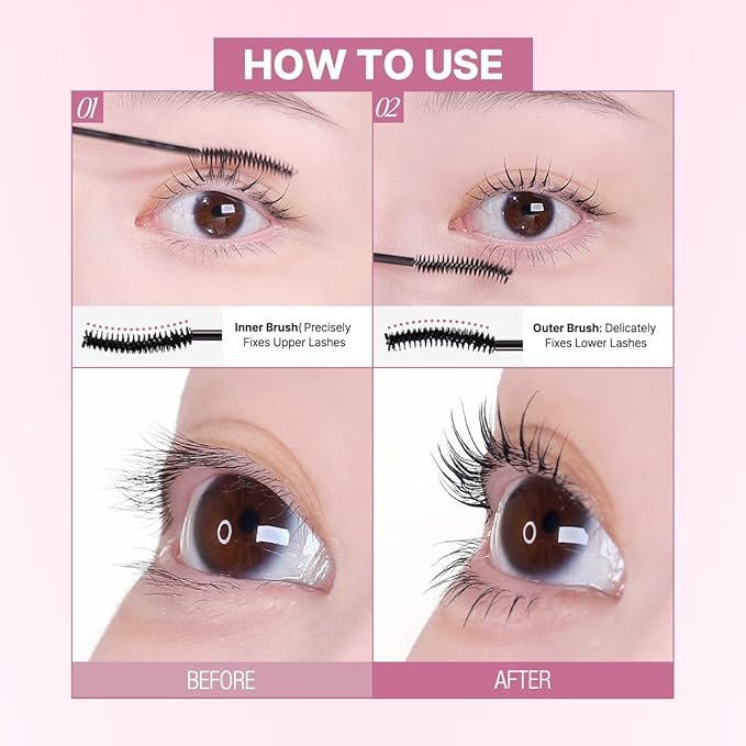 CLIO Kill Lash Superproof Mascara Fine, Waterproof Fixing Mascara, Natural Defining Look, Long-Lasting & Lengthening, Clump & Smudge-Free, for Sensitive Eyes, Korean Makeup Beauty (04 ROSY GREIGE)