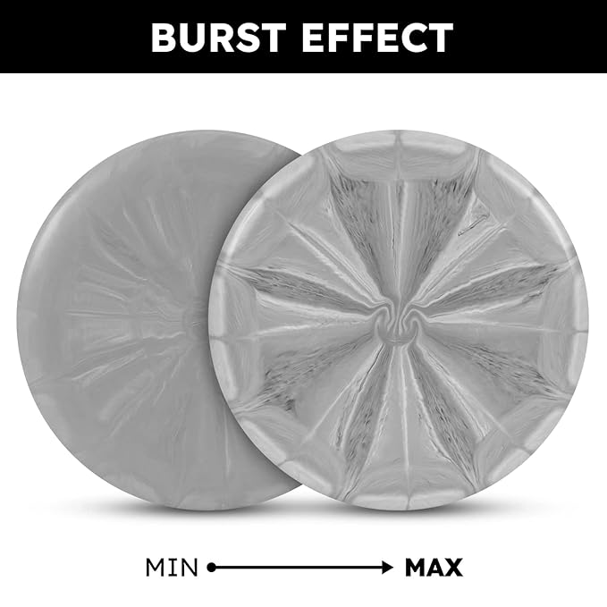 Dynamic Discs Prime Burst Judge Disc Golf Putter, Men and Women Frisbee Golf Putter, 170g Plus, Beaded Throwing Frisbee Golf Putter, Stable Disc Golf Flight, Stamp Color Will Vary, Gray