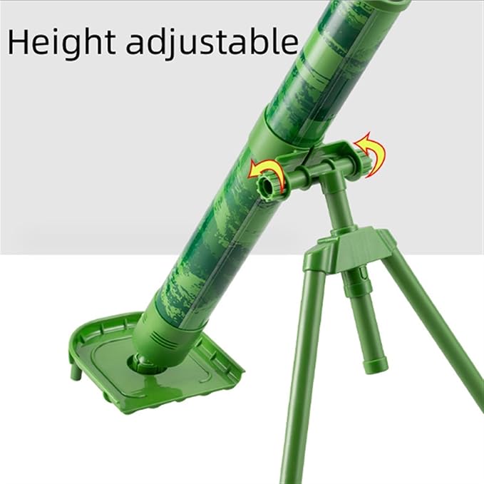 Children's Mortar Plastic Toys, Boy Launcher Toys, Gifts for Children Over Three Years Old (Color : Yellow)