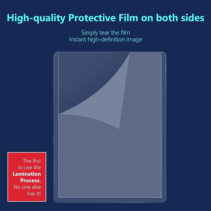 JohnBee Card Sleeves - OPP Penny Sleeve for Trading Cards - Premium Toploader Inner - Fit MTG, TCG, Game & Sports Cards, Kpop Pocket Polaroid Photo Sleeves - Ideal for Card Enthusiasts (100)
