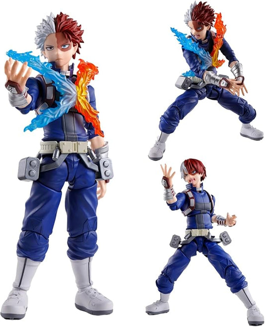LUNK MHA Midoriya Izuku Action Figures Movable Statue,Todoroki Shouto MHA Kacchan Figure,Cartoon Hero Figura Anime Figurine Ornament Collection Gifts