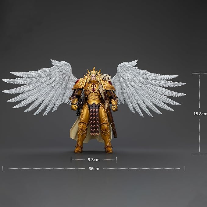 JOYTOY Warhammer 40K The Horus Heresy 1/18 Action Figure Blood Angels Sanguinius Primarch of The IXth Legion Collection Model Birthday