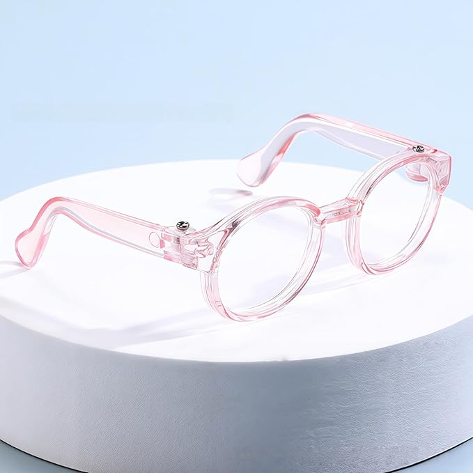 3 Pieces Doll Clothes Set Accessories, Mini Doll Canvas Sneakers Glasses Camera Decoration for 17cm Dolls, Mini Finger Shoes, Cute Outfit Clothing Accessory for 1st/2nd/3rd Gen Monsters Doll