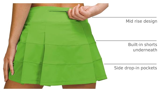 Athletic Tennis Golf Skorts Skirts for Women with Pocket Workout Running Sports Pleated Skirts Casual
