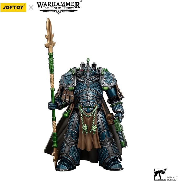 JOYTOY Warhammer The Horus Heresy Alpha Legion Alpharius, Primarch of The XXth Legion - 1:18 Scale 7.5in Action Figure Mecha Joy Toy Collection Model