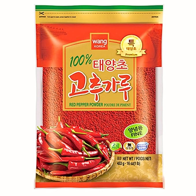 Wang Korean Red Pepper Fine Type Powder, 1.0 Pounds