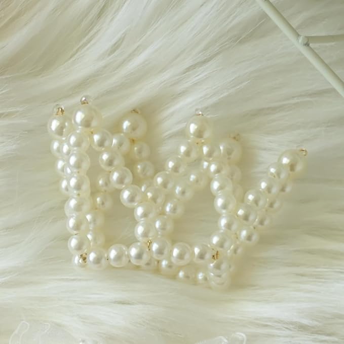 Clothes for 17cm Doll (No Doll Included) - Birthday Party Dress & Crown Compatible with Standard 6" Vinyl Figures