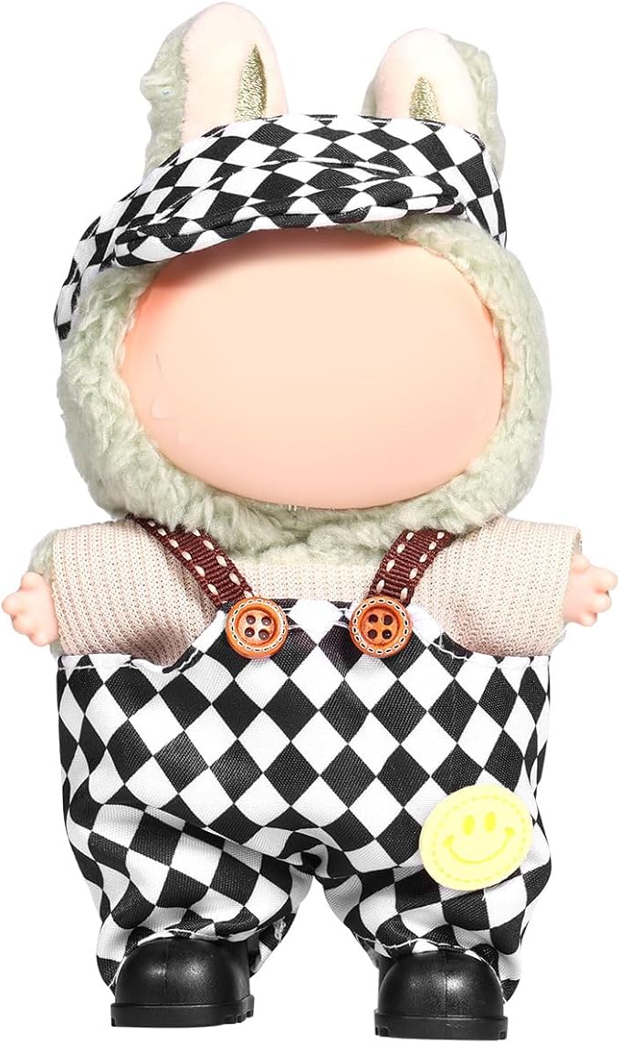 AICase for 17cm Doll Clothes/Outfit,Clothing Set for 17cm Doll,3 Piece Set Hat Clothing,Boys and Girls Stylish Adorable Clothes Accessories _04