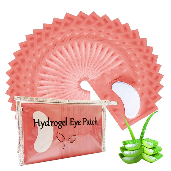 Under Eye Pads, Lint Free Lash Extension Eye Gel Patches for Beauty Salon False Eyelash Extensions Grafting, Hydrogel Eye Mask Beauty Makeup Tool