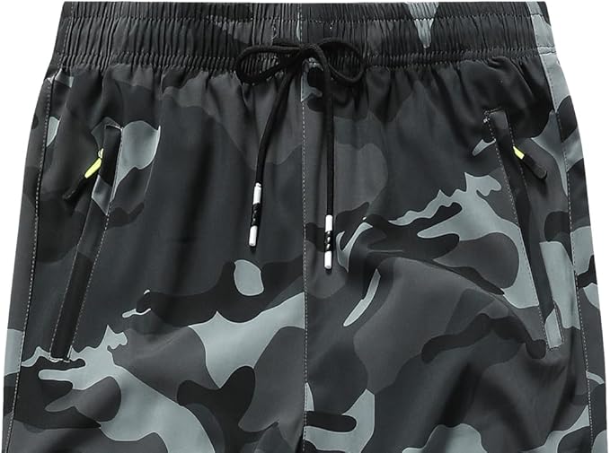 Boys Hiking Joggers Pants Outdoor Youth Quick Dry Lightweight Athletic with Zipper Pockets