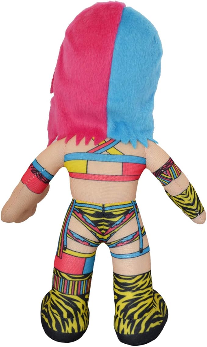 Bleacher Creatures WWE Asuka 10" Plush Figure- A Wrestling Diva for Play or Display