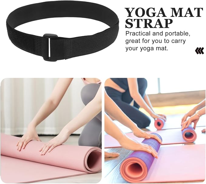 Outanaya 12Pcs Yoga Mat Strap Adjustable Nylon Carrying Sling for Easy Transport and Storage of Yoga Mats Lightweight and Portable Fitness Accessory