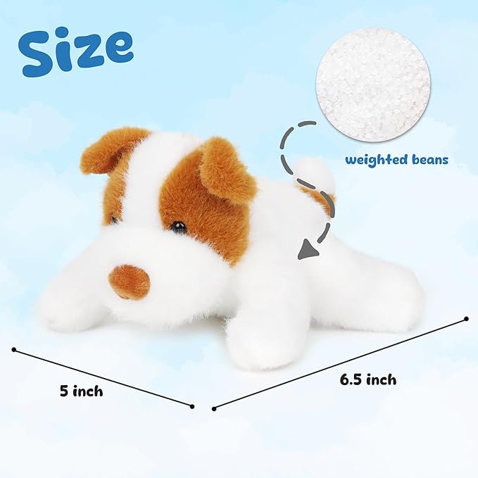 Adorable Plush Dog Stuffed Animal Soft Stress Relief Plush Toy Cute Birthday Gifts for Boys Girls Kids Toddlers