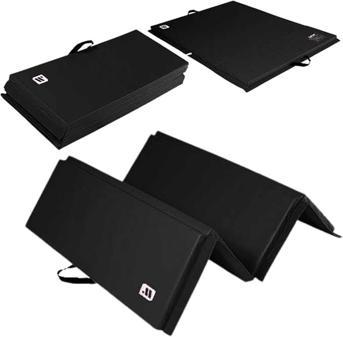 We Sell Mats - 4 ft x 6 ft x 2 - Personal Fitness & Exercise Mat for Home Workout - Lightweight and Folds for Carrying – All Purpose Gym Mat – Thick Mat for Yoga, Pilates, Stretches, Floor Exercises