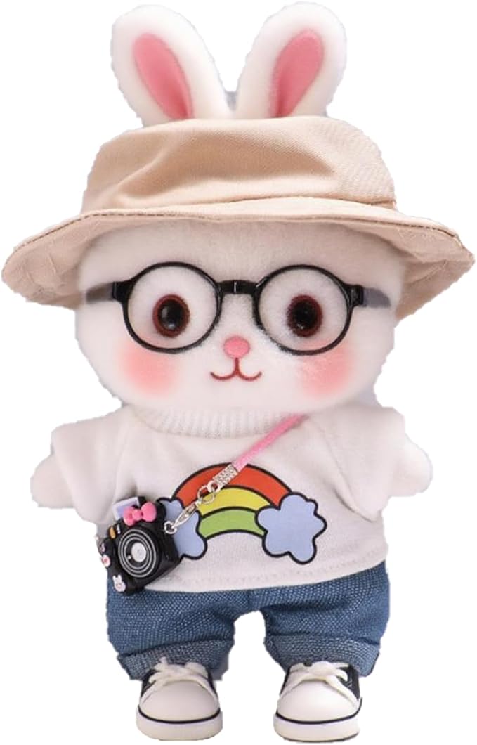 17cm Dolls Clothes - 6.7 Inches Cute Clothes Outfit & Accessories,17CM Doll of The House Accessories Outfits (Style-F)