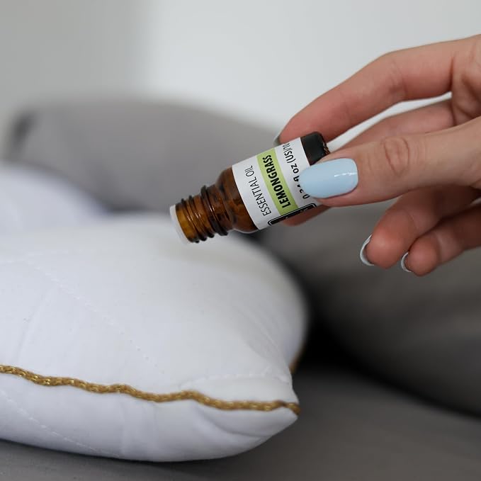 Lemongrass Essential Oil – Fresh Citrusy Herbal Aroma Oil for Diffusers, Aromatherapy & Home Fragrance – Bright Lemongrass Scent – 0.34 fl oz (10 ml)