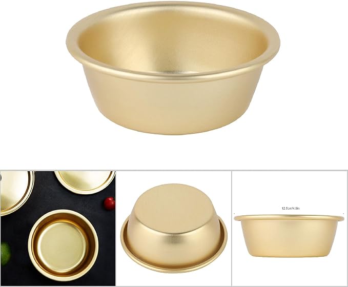 Yinhing Korean Ramen Pot Korean Noodle Pot Ramen Noodle 16cm Yellow Aluminum Stockpot for Noodles Cooking Lightweight and Easy to Suitable for Open Mystical/Fantasy and Electri (#2)