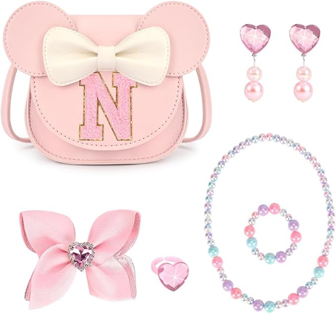 mibasies Toddler Purse Gifts for Girls: 3 Year Old Girl Gifts, Mouse Toys Purse Set