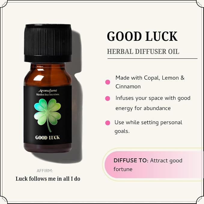 New Beginnings, Good Luck & Open Road Oils | 3 x 10 ml | Ideal for New Opportunities, Brighter Future etc| Manifestation & Mindfulness