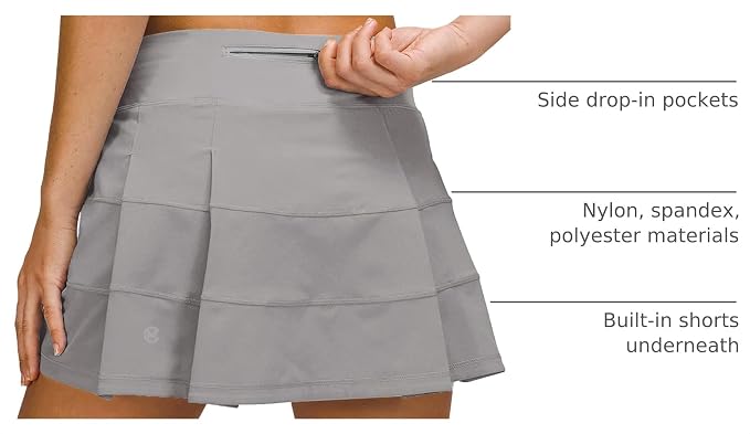 Athletic Tennis Golf Skorts Skirts for Women with Pocket Workout Running Sports Pleated Skirts Casual