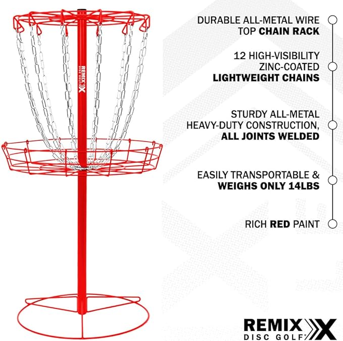 Remix Practice Basket for Disc Golf - Choose Your Color and Style