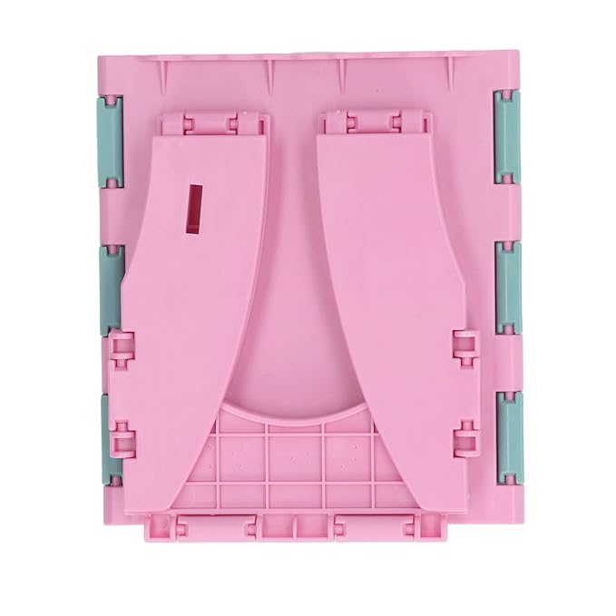 Yinhing Toddler Potty Foldable PP Portable Toilet for Camping Travel Road Trips Distance Driving Lightweight Compact Easy to Safe Design for Kids (Green Pink)