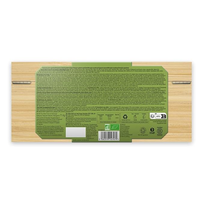 Pukka Limited Edition Discovery Chest, Premium Selection of Infused Organic Teas, Comes in Gift Ready Bamboo Box, Exquisite Herbal Teabag Assortment, Ideal for Tea & Infusion Lovers, 42 Assorted Bags