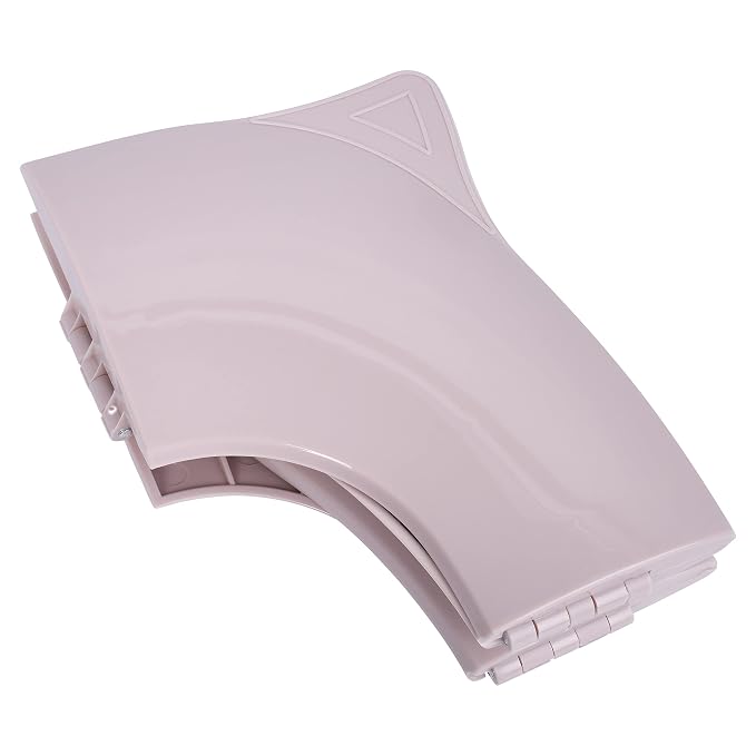 THREE LITTLE TOTS - Modern and Safe Portable Potty Seat, Blush Pink Folding Travel Potty Training Seat for Girls and Boys, Fits Round and Oval Toilets, On The go or at Home, Includes Travel Bag