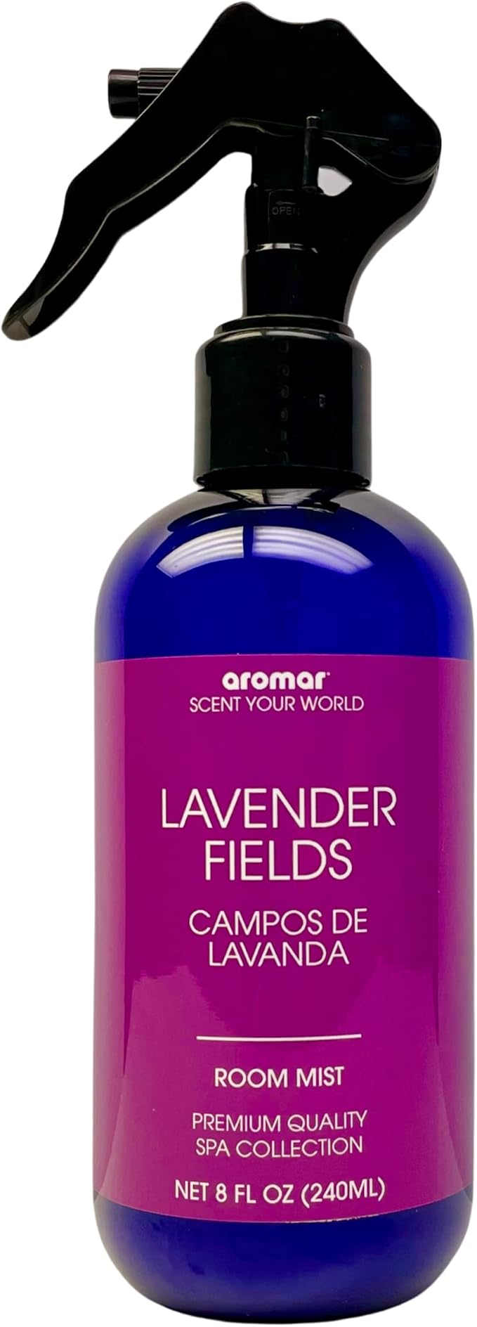 Aromar Essential Room Mist and Fabric Spray with Natural Freshener Aromatherapy for a Fresh and Rejuvenated Home 8 oz Lavender Fields