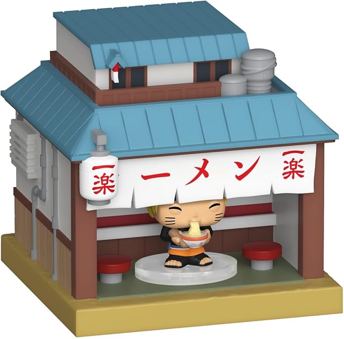 Funko Pop! Bitty Town: Naruto Shippuden - Ichiraku Ramen - Naruto Uzumaki - 0.9 Inch and 2 Inch (5.1 Cm) - Anime Collectable - Gift Idea - Toys for Kids & Adults