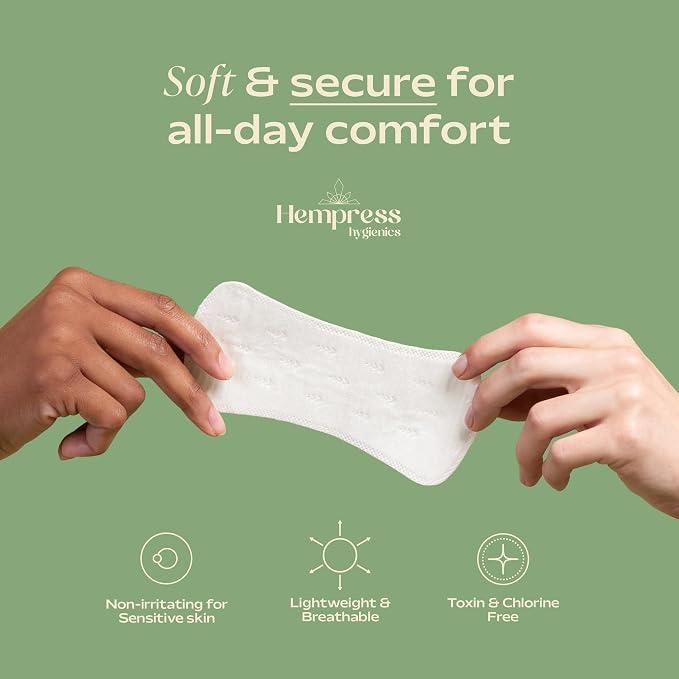 Panty Liners for Women, 60 Count, Feminine Care Organic Pads, Light Absorbency Comfortable Discreet Pantiliners, Cotton Menstrual Sanitary Napkins, Breathable & Fragrance Free