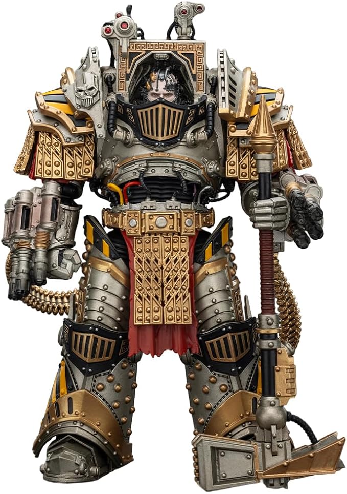 JOYTOY Warhammer The Horus Heresy 1/18 Scale Action Figure Mecha Joy Toy Collection Model Iron Warriors Perturabo, Primarch of The lVth Legion
